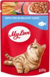 My Love táska macskáknak halakkal finom szószban 24x100g
