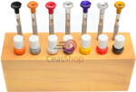  Set 7 surubelnite cu stand lemn si lame de rezerva - 3115 Surubelnita
