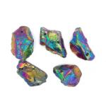  Pandantiv Cuart Aura Titan Brut - 26-44 x 17-25 mm - ( XL )