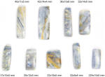  Cabochon Scheelit - Dreptunghi - 20-36x13-18x4-6 mm - 1 Buc