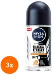 Nivea Men Invisible Black & White Ultimate Impact roll-on 3x50 ml