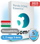 Panda Dome Essential HUN 5 Eszköz 1 év online vírusirtó szoftver (hosszabbítás) (W01YPDE0E05_hosszabbitas) - virusirto-szoftverek