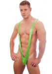 Blue Line Мъжки прашки с тиранти "mankini neon