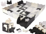 EVA Hab játszókeret / játszóvár 143 x 143 cm - fekete - szürke