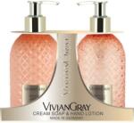 VIVIAN GRAY Neroli & Amber, Unisex, Set: Sapun lichid, 300 ml + Crema de maini, 300 ml