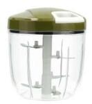 Quid Professional Mini Chopper manual cu funie Quid Naturalia Verde Metal 12, 5 x 14 cm Manual Masina de tocat manual