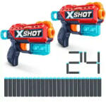 ZURU X-Shot Kickback 2db játék szivacslövő fegyver 24db lövedékkel (XSH36341) - morzsajatekbolt