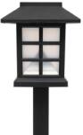 Somogyi Elektronic MX716 napelemes kerti lámpa, 12db-os display, műanyag, 1 db hidegfehér LED, kültéri, beltéri (MX716)