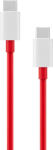 OnePlus Cablu Date si Incarcare USB-C - USB-C OnePlus DL152, 150W, 1m, Rosu 5461100529 - gsmnet
