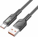 hoco. Cablu Date si Incarcare USB-A - USB-C HOCO U120, 100W, 1m, Negru - gsmnet