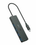 Anker Hub Anker USB-C 4-in-1 4x USB-A 5Gbps Negru (A8309G11) - vexio