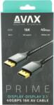 AVAX AV901 PRIME DisplayPort - DisplayPort 2.1 Kábel 2m - Szürke (AV901)