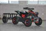 Sunway Renegade 1000W elektromos ATV utánfutóval Szín: Piros