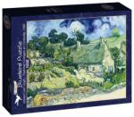 Bluebird Puzzle 1000 db-os Art by puzzle - Vincent Van Gogh - Thatched Cottages at Cordeville 1890 (60303) (60303)