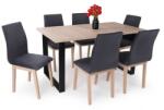  Zoé asztal Lotti székkel - 6 személyes étkezőgarnitúra - agorabutor - 182 280 Ft