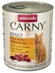 Animonda ® macska Adult marhahús, csirke és kacsa szívek bel. 6 x 800 g-os konzervdoboz