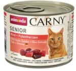  Animonda CARNY® cat Senior marhahús és pulykaszív bal. 6 x 200 g-os konzervdoboz