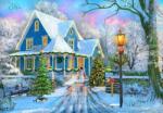 Bluebird Puzzle 90517 - Christmas at Home - 500 db-os puzzle (90517)