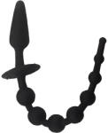 A-GUSTO Анален разширител Butt Plug с топчета "GODSOME BLACK" 30 см
