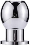 Mokko Анален метален тунел Butt Plug "SILVERHOLE" 6.5 см размер - M