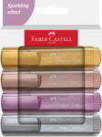 Faber-Castell Set 4 textmarkere metalizate 2024 Faber-Castell FC254674, cutie carton (FC254674)