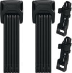 ABUS Bordo 6000K/90 BK SH X-Plus TwinSet hajtogatható kerékpár lakat szett (10062095-01)