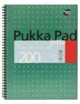 Pukka Pad Spirálfüzet, A4+, kockás, 100 lap, PUKKA PAD, "Metallic Jotta" (PUPJJM018K) (PUPJJM018K)