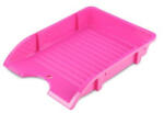 DONAU Irattálca, műanyag, törhetetlen, DONAU "Solid", rózsaszín (D745R) (D745R)