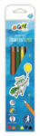 Victoria Színes ceruza készlet, háromszögletű, COOL BY VICTORIA, 6 különböző szín (TVC001) (TVC001)
