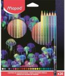 Maped Színes ceruza készlet 24db-os MAPED Deepsea Paradise háromszögletű (831705)