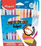 Maped Filc készlet 10db-os MAPED Color`Peps Oops! 3, 6 mm, 10db különböző szín+2db tintaeltávolító, törölhető (844200)