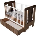  Claudia Duo baba kiságy 120×60 cm - Sötét sonoma/világos sonoma