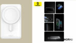 Baseus Power Bank, külső akku, 10000mAh, 20W, USB-C aljzat, MagSafe töltés, Baseus Magnetic - Fehér