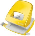 Leitz Perforator de birou, metalic, 30 coli, galben, LEITZ WOW 5008 (LZ50081016)