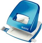 Leitz Perforator de birou, metalic, 30 coli, albastru, LEITZ WOW 5008 (LZ50081036)