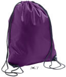 SOL’S Uniszex URBAN poliészter tornazsák-hátizsák, mindennapos használatra, SOL'S SO70600, Purple-U (so70600pu-u)