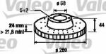 VALEO Disc frana RENAULT FLUENCE (L30) (2010 - 2016) VALEO 197192