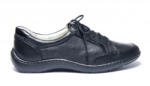 Berende Pantofi dama medicali din piele naturala, ultra confort MED+LINE , BRD446N Negru - ciucaleti
