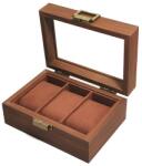 WatchBox Cutie pentru ceasuri Coffee Brown cu 3 spatii CF-H103-6 (CF-H103-6)