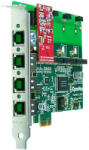  4 Port Analog PCI-E card + 1 FXO module (A400E01)
