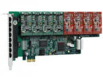  24 Port Analog PCI-E card base board (A2410E)
