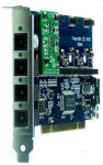  4 Port Analog PCI card + 1 FXS module (A400P10)