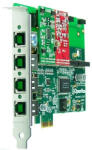  4 Port Analog PCI-E card + 1 FXS + 1 FXO modules (A400E11)