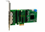  8 Port T1/E1/J1 PRI PCI-E card + EC2256 module (Advanced Version, Low Profile) NEW! (DE830E)