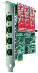  4 Port Analog PCI-E card + 3 FXO modules (A400E03)