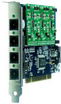  4 Port Analog PCI card + 3 FXS modules (A400P30)
