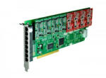  8 Port Analog PCI card + 1 FXS + 1 FXO modules (A800P11)