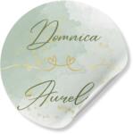 Personal Autocolant - Green & Gold Selectați cantitatea: 30 buc - 60 buc