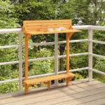  Masă de bar pentru balcon, 90x37x122, 5 cm, lemn masiv de acacia (310253)