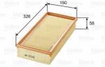 VALEO Filtru aer VALEO 585282 (585282) - automobilus